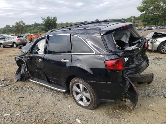 2HNYD2H36DH500466 - 2013 ACURA MDX TECHNOLOGY BLACK photo 2