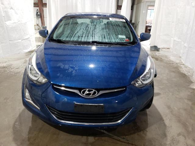 KMHDH4AE0EU031692 - 2014 HYUNDAI ELANTRA SE BLUE photo 5