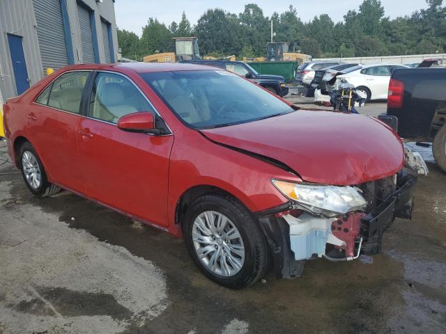4T4BF1FK7ER371244 - 2014 TOYOTA CAMRY L RED photo 4