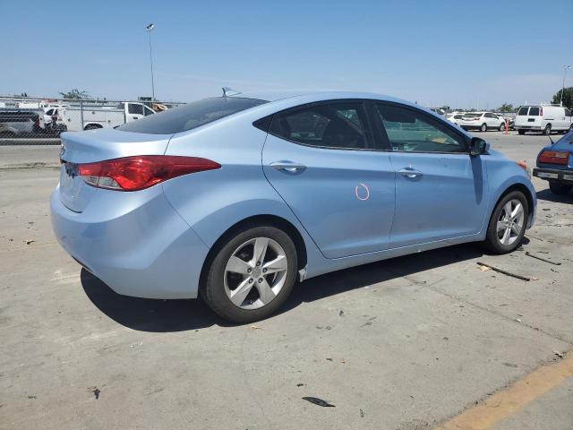 KMHDH4AE9CU221147 - 2012 HYUNDAI ELANTRA GLS BLUE photo 3