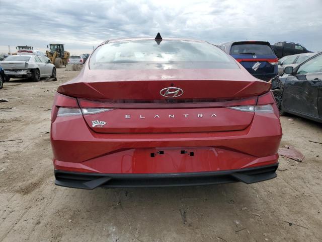 KMHLM4AG8MU074491 - 2021 HYUNDAI ELANTRA SEL RED photo 6