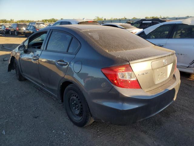 2HGFB2F55CH544515 - 2012 HONDA CIVIC LX GRAY photo 3