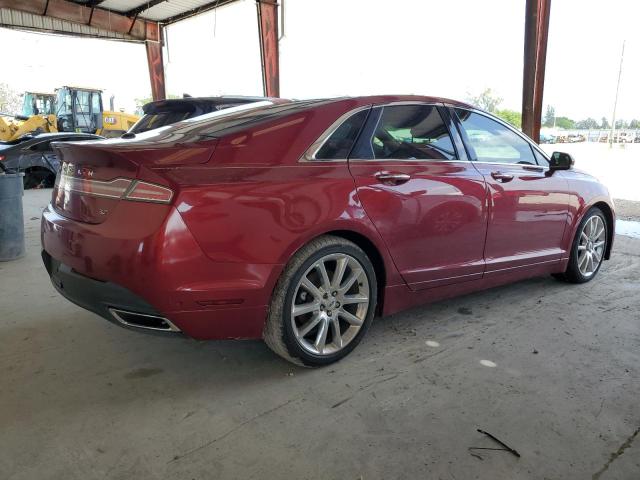 3LN6L2GK4ER815504 - 2014 LINCOLN MKZ MAROON photo 3