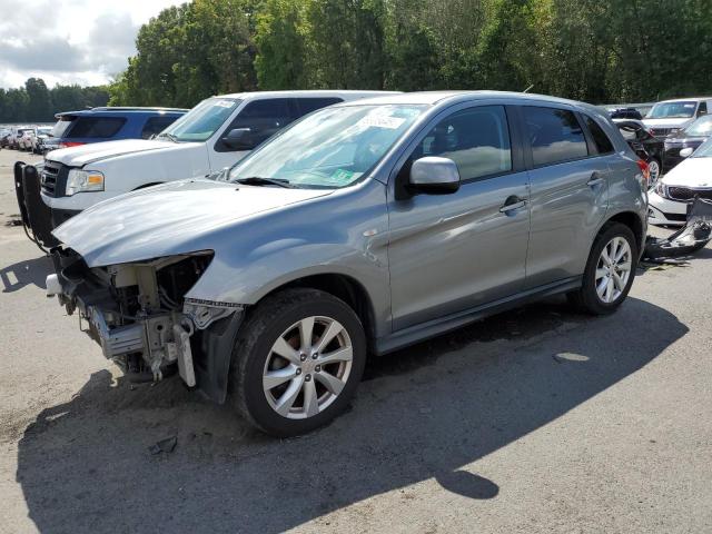 4A4AP3AU8EE023824 - 2014 MITSUBISHI OUTLANDER ES GRAY photo 1