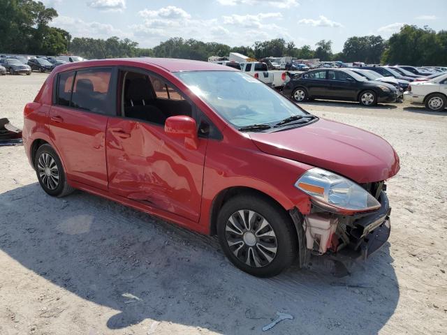 3N1BC1CP5CK218191 - 2012 NISSAN VERSA S RED photo 4