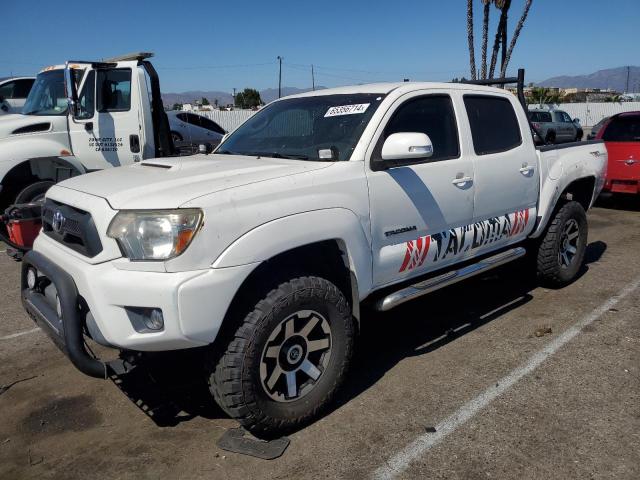 3TMJU4GN5CM132240 - 2012 TOYOTA TACOMA DOUBLE CAB PRERUNNER WHITE photo 1
