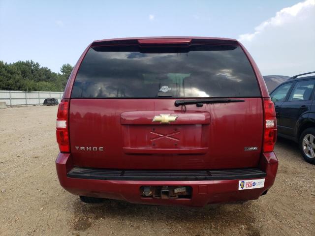 1GNFK13087J270353 - 2007 CHEVROLET TAHOE K1500 MAROON photo 6