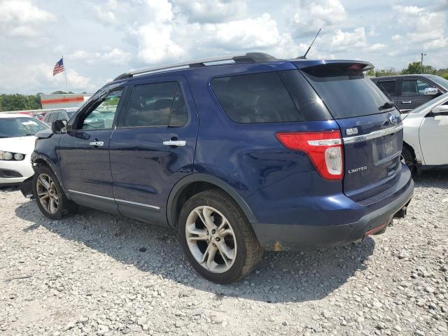 1FMHK8F85BGA40850 - 2011 FORD EXPLORER LIMITED BLUE photo 2