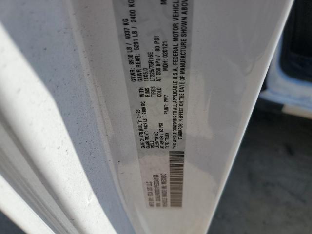 3C6LRVDG1PE554194 - 2023 RAM PROMASTER 2500 HIGH თეთრი ფოტო 13