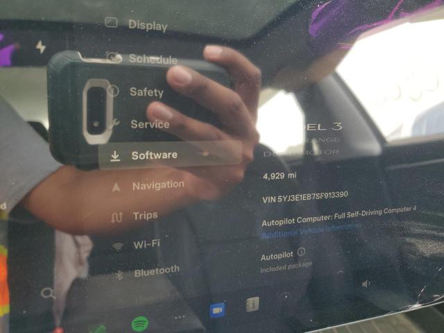 5YJ3E1EB7SF913390 - 2025 TESLA MODEL 3 Boz foto 9