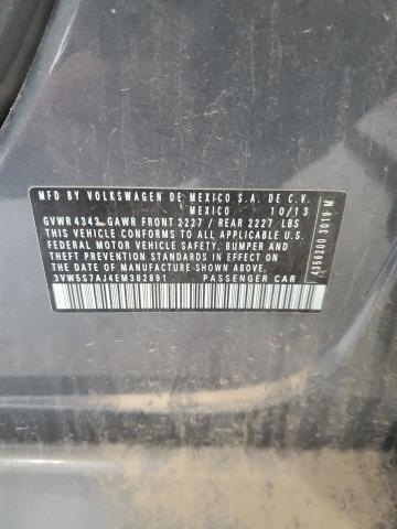 3VW5S7AJ4EM382891 - 2014 VOLKSWAGEN JETTA GLI 银色 照片 12