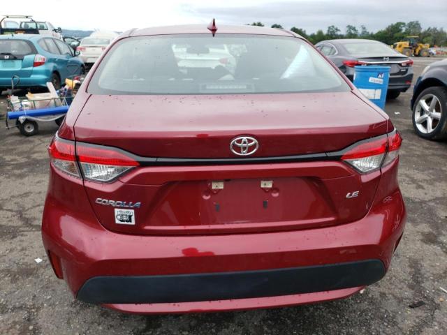 5YFEPMAE0NP330186 - 2022 TOYOTA COROLLA LE RED photo 6