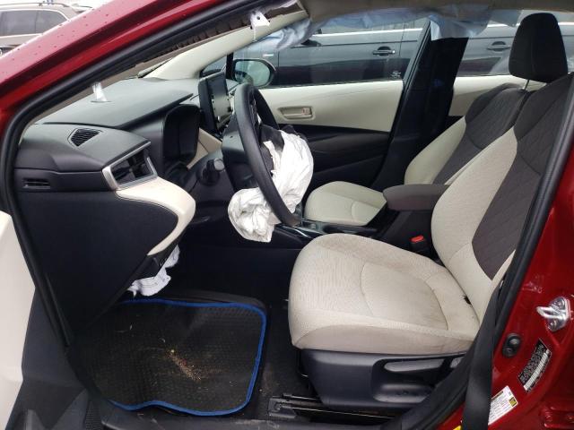 5YFEPMAE0NP330186 - 2022 TOYOTA COROLLA LE RED photo 7