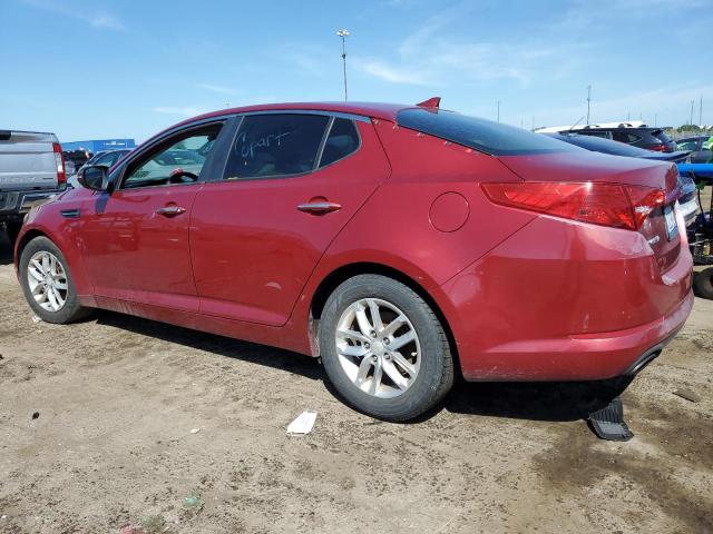 5XXGM4A72DG257574 - 2013 KIA OPTIMA LX წითელი ფოტო 2