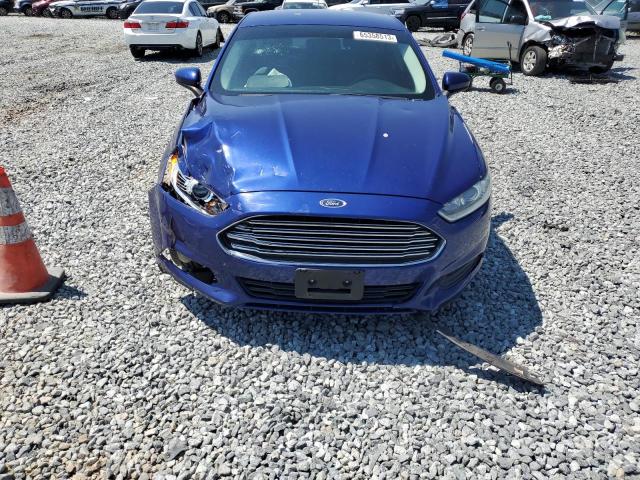 3FA6P0UUXFR116470 - 2016 FORD FUSION S HYBRID BLUE photo 5