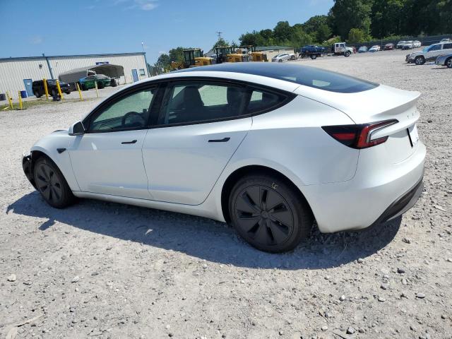 5YJ3E1EA9SF990186 - 2025 TESLA MODEL 3 WHITE photo 2