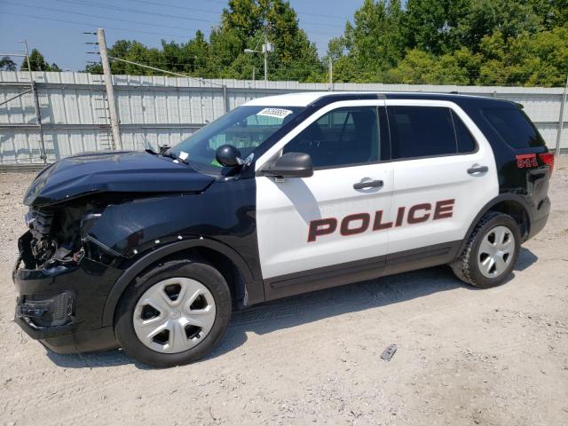 1FM5K8AR0HGD92391 - 2017 FORD EXPLORER POLICE INTERCEPTOR TWO TONE photo 1