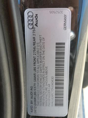 WAUJGAFC7DN040430 - 2013 AUDI A6 PRESTIGE Siyah fotoğraf 23