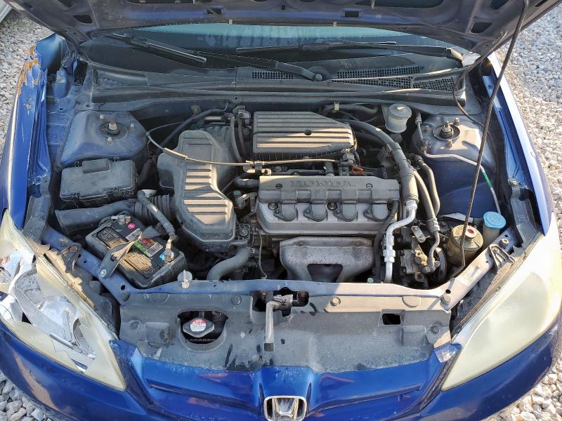 1HGES16374L015446 - 2004 HONDA CIVIC DX VP BLUE photo 11