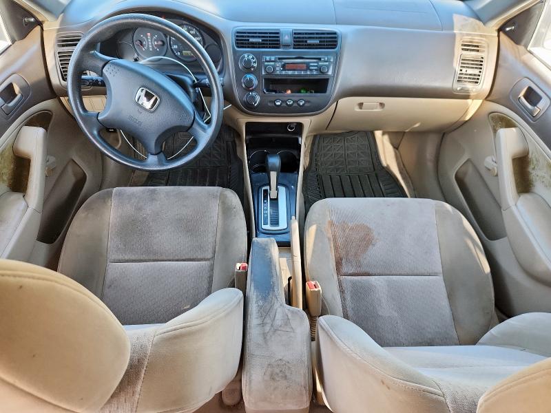 1HGES16374L015446 - 2004 HONDA CIVIC DX VP BLUE photo 8