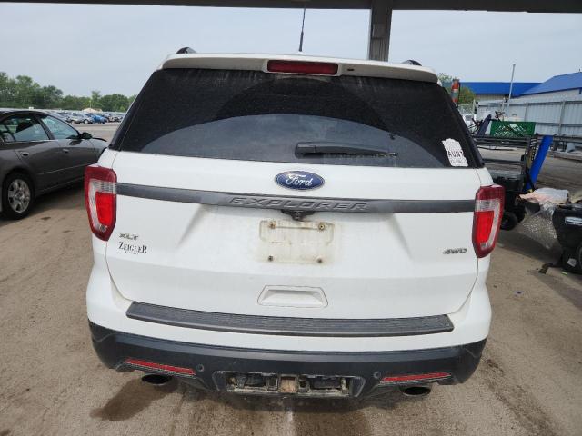 1FM5K8D8XKGA71159 - 2019 FORD EXPLORER XLT Weiß Foto 6
