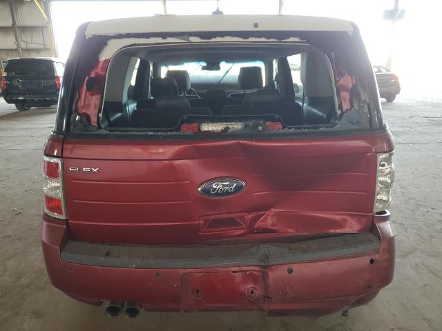 2FMDK51C59BA14727 - 2009 FORD FLEX SE BURGUNDY photo 6