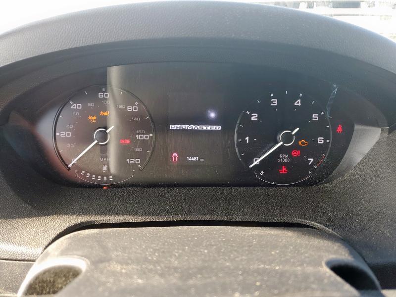 3C6LRVDG1PE525410 - 2023 RAM PROMASTER 2500 HIGH أبيض صورة 9