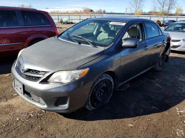 2T1BU4EEXCC900147 - 2012 TOYOTA COROLLA BASE GRAY photo 2