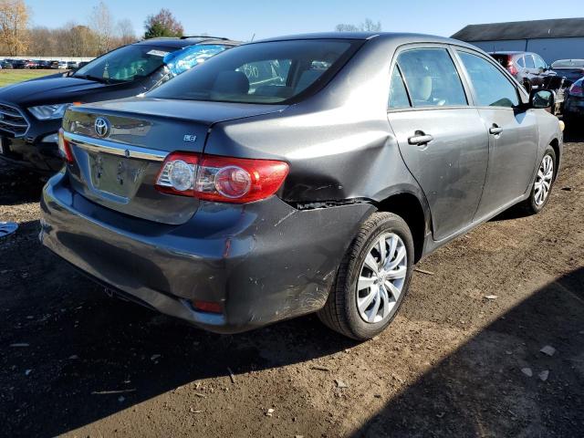 2T1BU4EEXCC900147 - 2012 TOYOTA COROLLA BASE GRAY photo 4