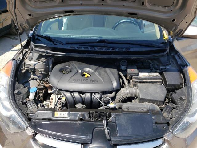 5NPDH4AE5DH233151 - 2013 HYUNDAI ELANTRA GLS GRAY photo 11