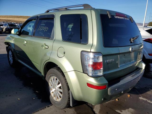 4M2CU393X9KJ17046 - 2009 MERCURY MARINER HYBRID GREEN photo 3