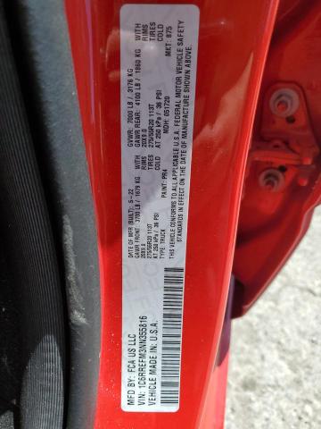 1C6RREFM3NN355816 - 2022 RAM 1500 BIG HORN/LONE STAR RED photo 12