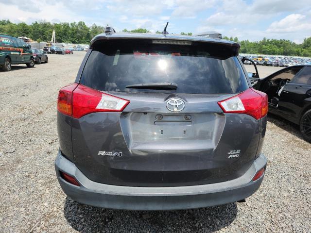 2T3RFREV3FW344165 - 2015 TOYOTA RAV4 XLE GRAY photo 6