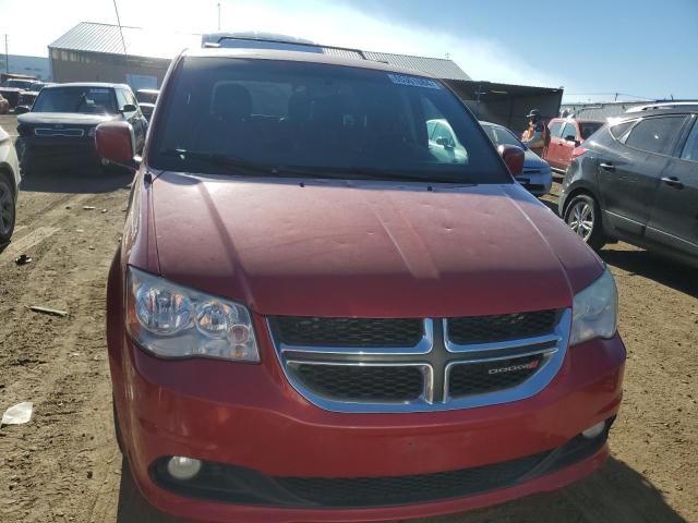 2C4RDGCG2ER466250 - 2014 DODGE GRAND CARA SXT RED photo 5