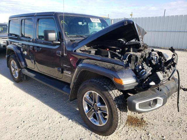 1C4HJXEG0KW676611 - 2019 JEEP WRANGLER U SAHARA BLACK photo 1