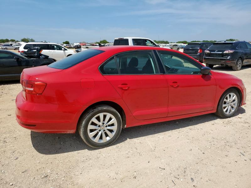 3VWD17AJ4FM275405 - 2015 VOLKSWAGEN JETTA SE RED photo 3
