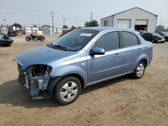 KL1TD56677B058297 - 2007 CHEVROLET AVEO BASE BLUE photo 1