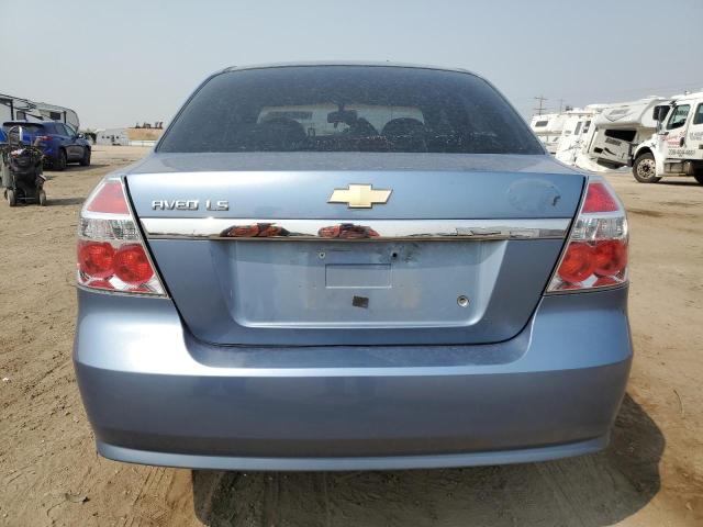 KL1TD56677B058297 - 2007 CHEVROLET AVEO BASE BLUE photo 6