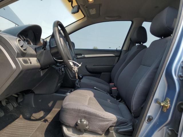 KL1TD56677B058297 - 2007 CHEVROLET AVEO BASE BLUE photo 7