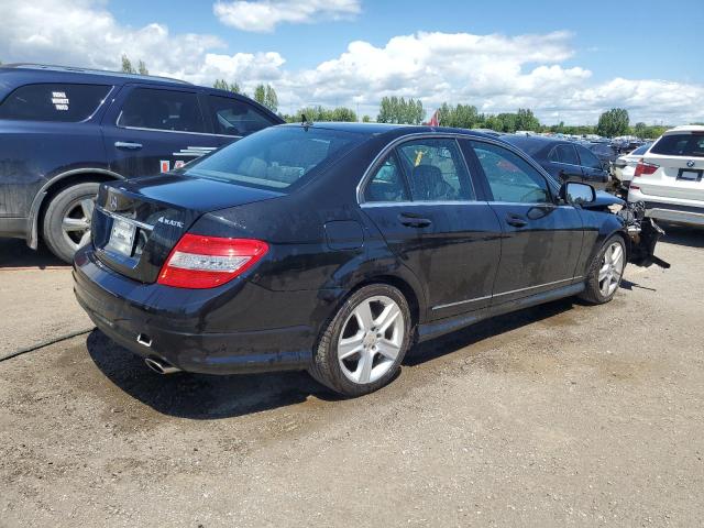 WDDGF81X28F165909 - 2008 MERCEDES-BENZ C 300 4MATIC BLACK photo 3