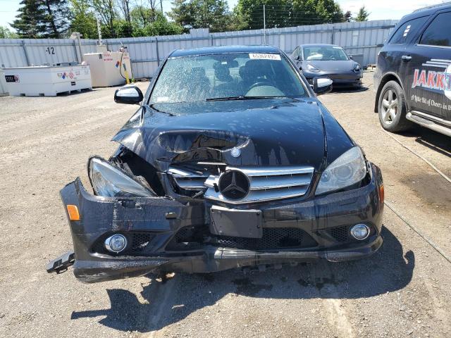WDDGF81X28F165909 - 2008 MERCEDES-BENZ C 300 4MATIC BLACK photo 5