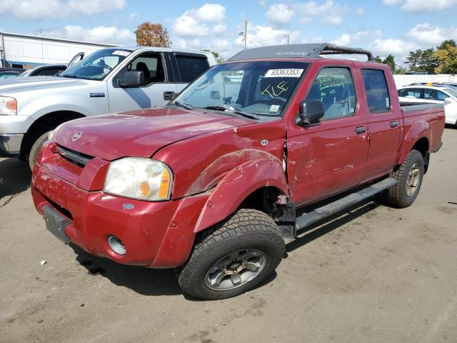 1N6ED27T64C442529 - 2004 NISSAN FRONTIER CREW CAB XE V6 RED photo 1