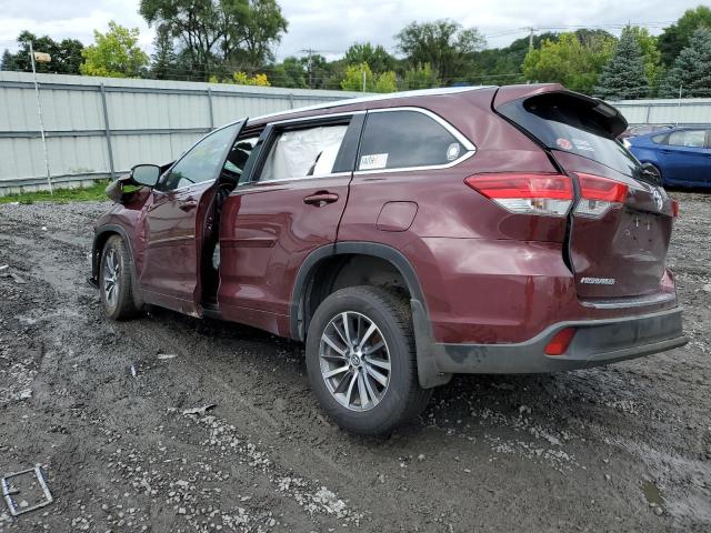 5TDJZRFH3HS411980 - 2017 TOYOTA HIGHLANDER SE RED photo 2