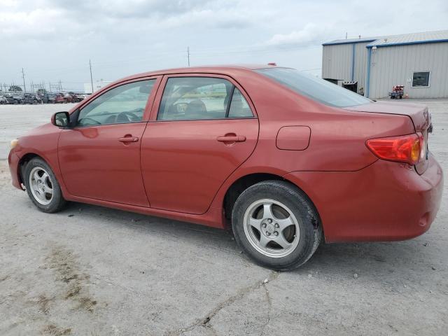 1NXBU40E19Z118124 - 2009 TOYT COROLLA BASE RED photo 2