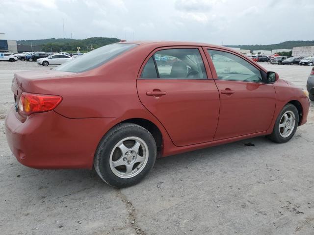 1NXBU40E19Z118124 - 2009 TOYT COROLLA BASE RED photo 3