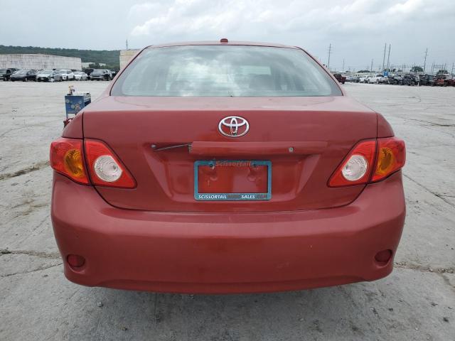 1NXBU40E19Z118124 - 2009 TOYT COROLLA BASE RED photo 6