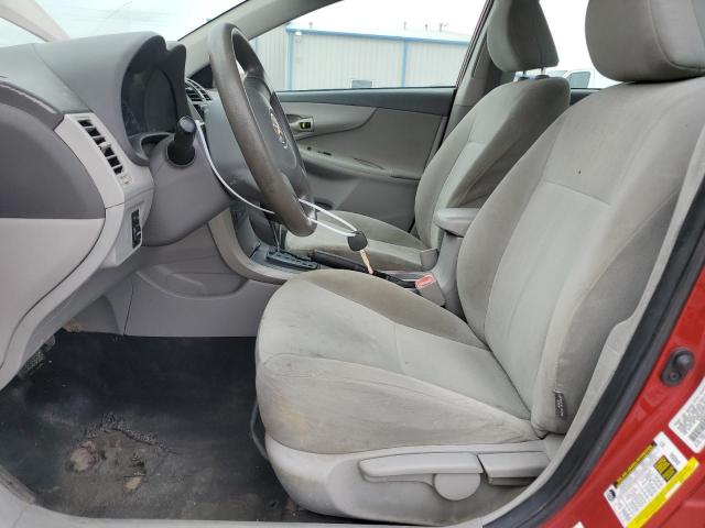 1NXBU40E19Z118124 - 2009 TOYT COROLLA BASE RED photo 7