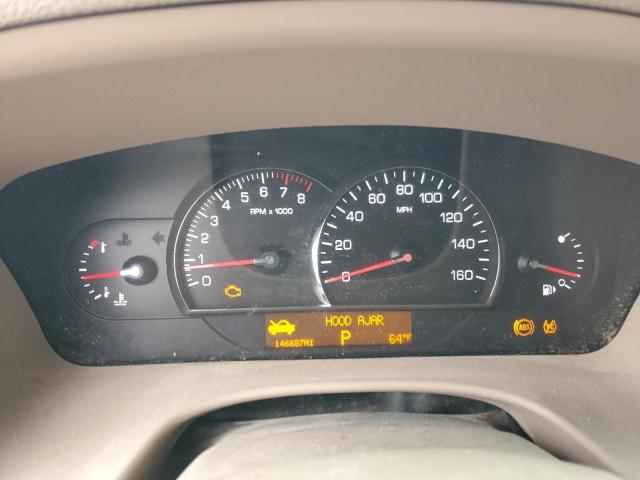 1G6DC67A050220842 - 2005 CADILLAC STS MAROON photo 9