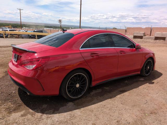 WDDSJ4EB6FN245247 - 2015 MERCEDES-BENZ CLA 250 წითელი ფოტო 3