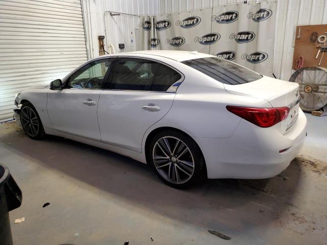 JN1BV7AP5EM684125 - 2014 INFINITI Q50 BASE WHITE photo 2